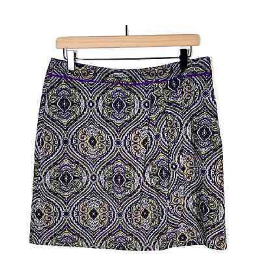 EP Pro purple paisley golf tennis athletic skirt skort size 6